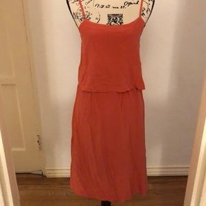 NWT Madewell Silk Overlay Cami Dress, Size 0
